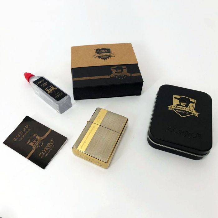 Зажигалка бензиновая Zorro HL-363, зажигалка подарок на день рождения, необычная зажигалка