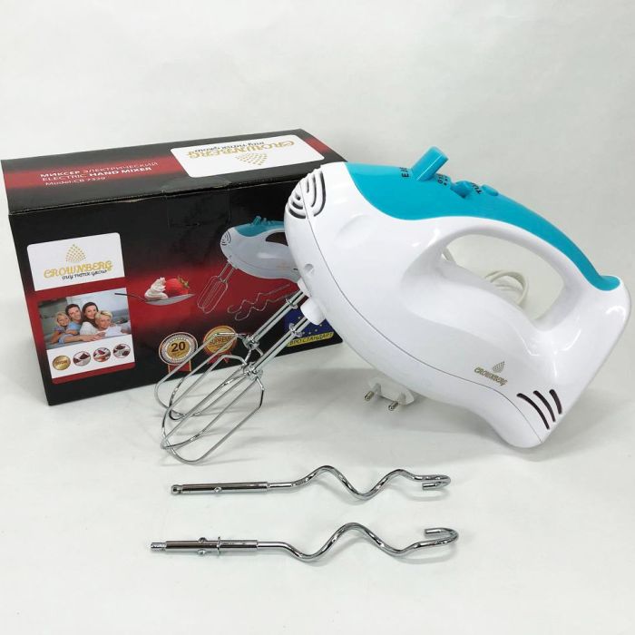 Миксер ручной Crownberg CB-7329 300W, ручной миксер для кухни, кухонный миксер, миксер для взбивания