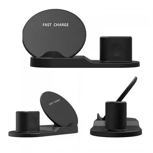 Док-станция зарядная станция Wireless fast charger 3 в 1