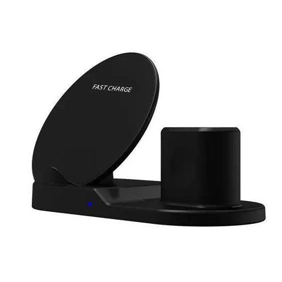 Док-станция зарядная станция Wireless fast charger 3 в 1