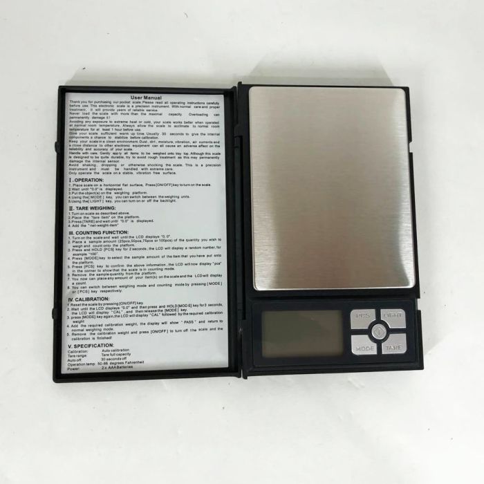 Портативные Ювелирные Весы ACS 1108 -  500 грамм, маленькие электронные весы, мини веса миллиграммовые