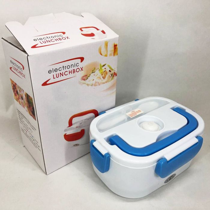 Ланч бокс электрический с подогревом Lunch Heater 220 V Pro, ланч бокс от сети. Цвет: синий