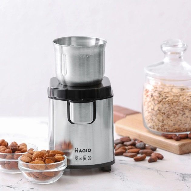 Кофемолка MAGIO MG-208 200 Вт, многофункциональная кофемолка, электрическая кофемолка измельчитель