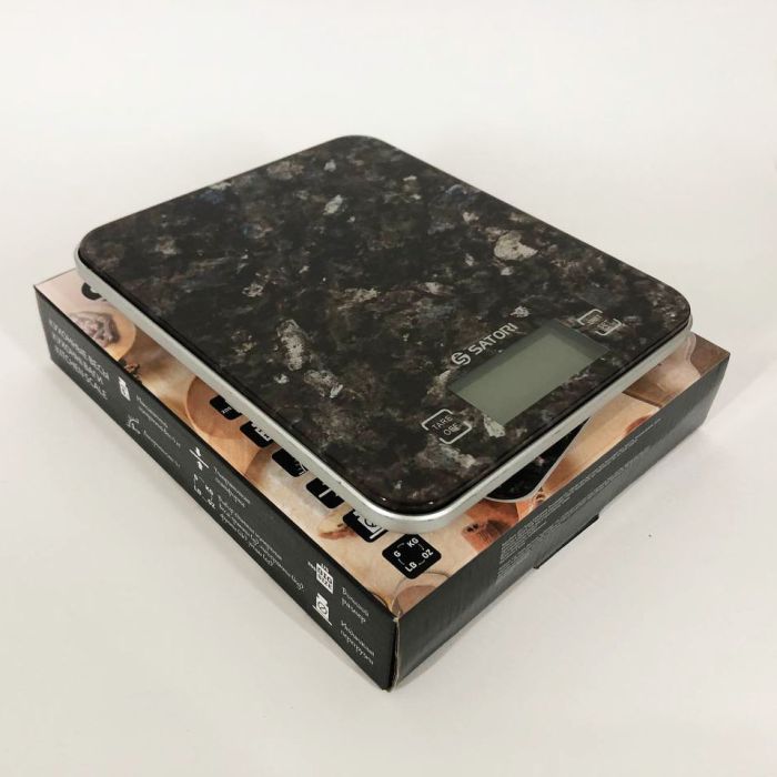 Весы кухонные Satori SKS-211-BL 15 кг, кухонные весы для взвешивания продуктов, Весы пищевые, кулинарные