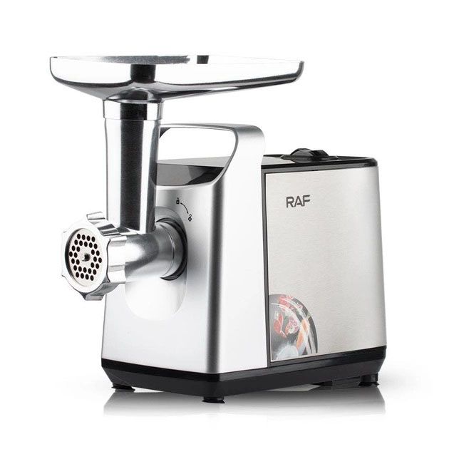 Электрическая мясорубка RAF R.3396 с функцией реверс 2500W, электромясорубка для дома