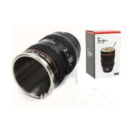 Термокружка термочашка объектив Canon 24-105 с линзой