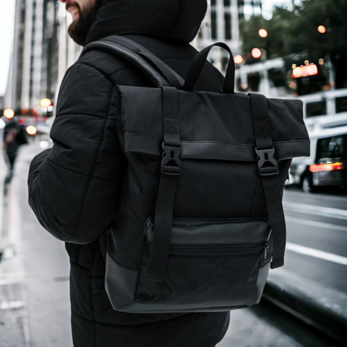 Рюкзак RollTop для ноутбука мужской и женский городской для путешествий Роллтоп
