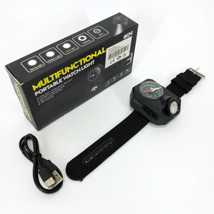 Фонарь на руку W04-LED, Фонарь ручной мощный, Тактичный фонарь, Сверхмощный фонарик, Подствольный фонарик
