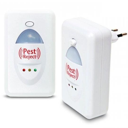 Ультразвуковой отпугиватель грызунов мышей крыс и тараканов Pest Reject HK02 от сети, смерть грызунам