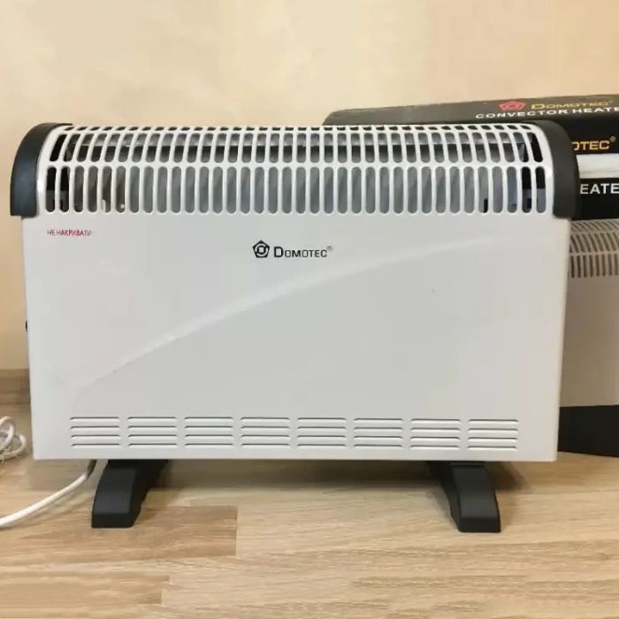 Конвектор Domotec MS-5904 с терморегулятором до 2000 Вт электрический обогреватель, Теплоконвектор