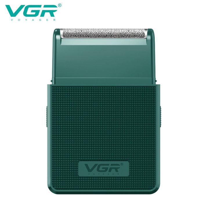 Электробритва VGR V-376 GREEN шейвер, Профессиональный шейвер-электробритва, Портативная бритва
