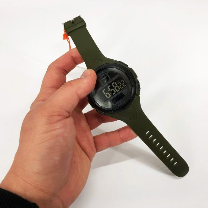 Часы наручные мужские SKMEI 1656GN ARMY GREEN, часы наручные электронные тактические. Цвет: зеленый