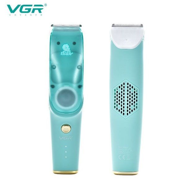 Машинка с вытяжкой для стрижки детей и младенцев VGR V-151 Baby со сменными насадками