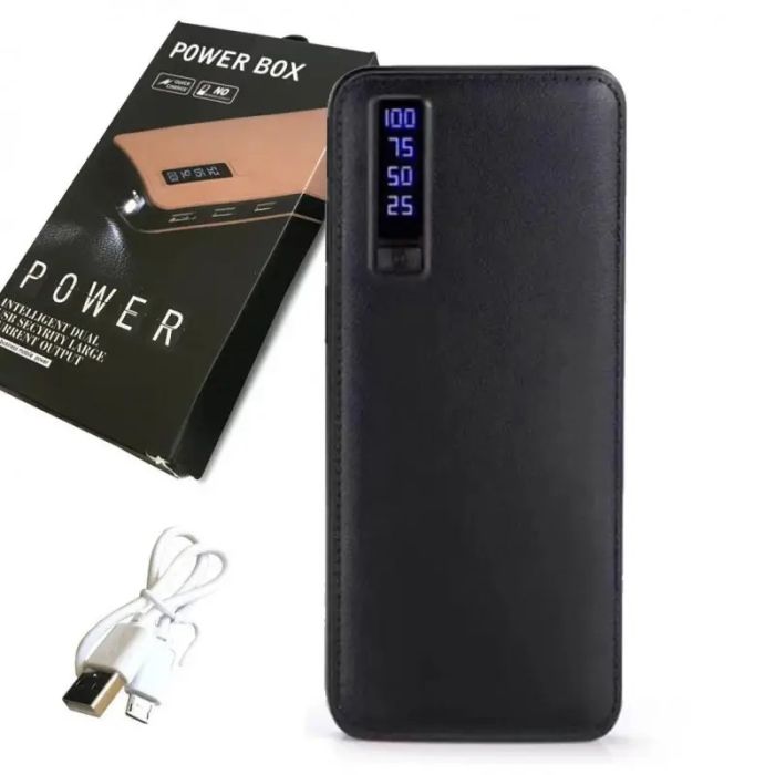 Портативное Зарядное Устройство Павербанк 50000 mAh 3хUSB Power Bank Smart Tech. Цвет: черный
