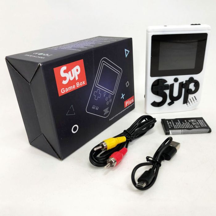 Игровая приставка консоль Sup Game Box 500 игр, Ретро приставка денди, Тетрис приставка. Цвет: белый