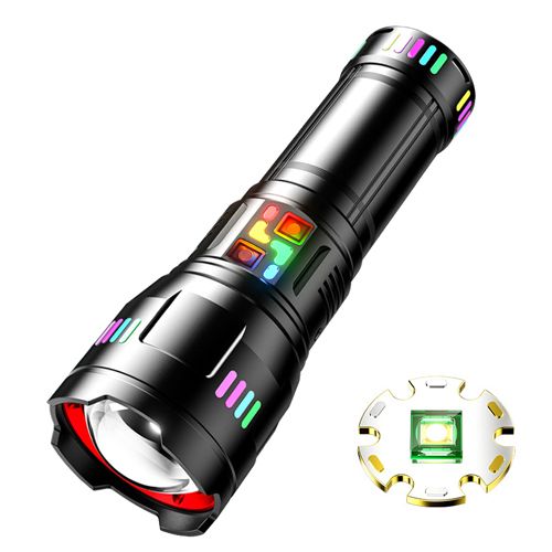 Фонарь NIGHT VISION FLUORESCENCE G01-PM50-TG, Мощный карманный фонарик, Сильный фонарик