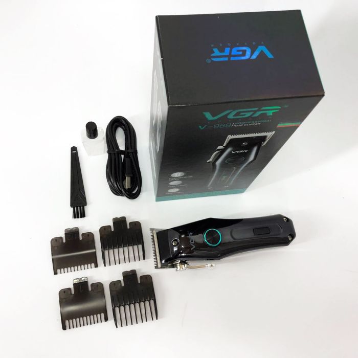 Аккумуляторная машинка для стрижки волос VGR V-969, Машинка для стрижки волос домашняя
