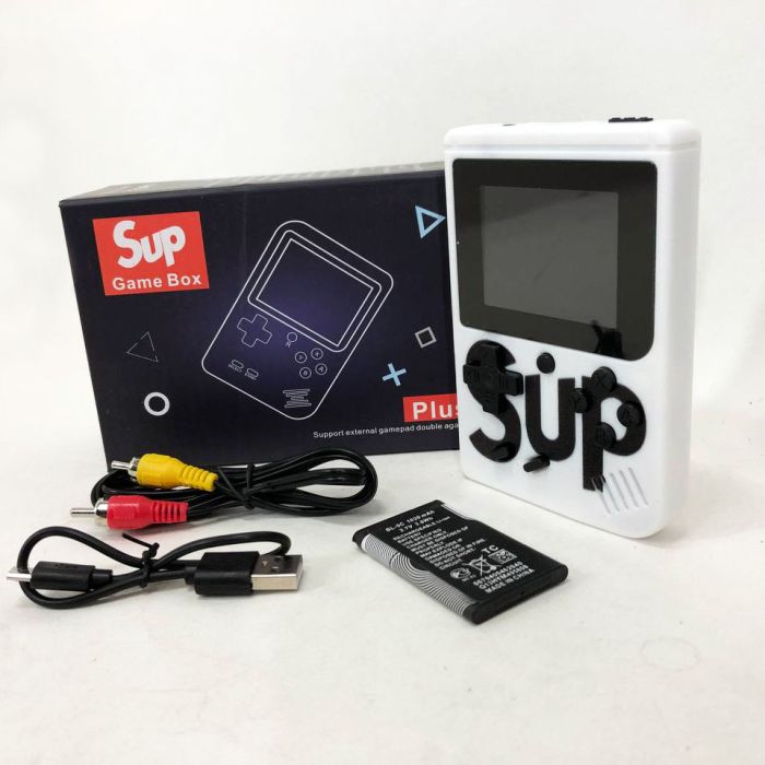 Игровая приставка консоль Sup Game Box 500 игр, Ретро приставка денди, Тетрис приставка. Цвет: белый