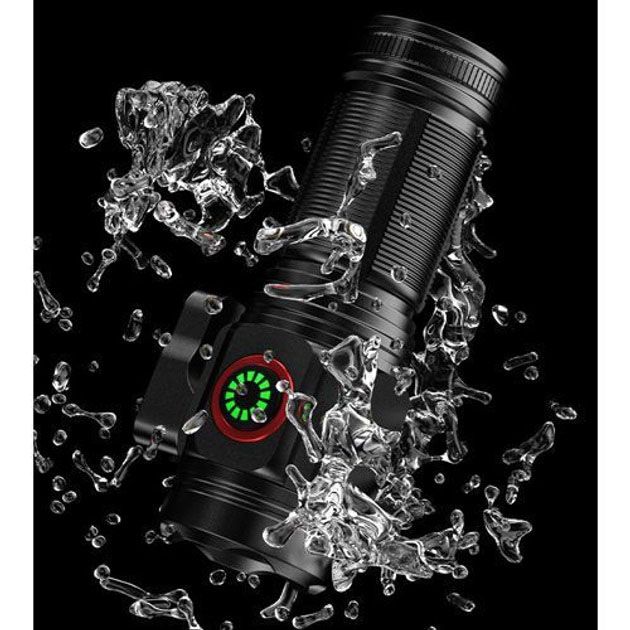Ручной фонарик W5183-4XHP360, Фонарь ручной мощный, Тактичный фонарь, Карманный мини фонарь