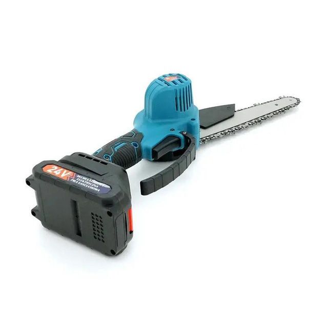 Аккумуляторная цепная мини пила 15 см в кейсе Krafftec (36V 4 Ач) + 2 аккумулятор и индикатором заряда