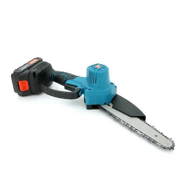 Аккумуляторная цепная мини пила 15 см в кейсе Krafftec (36V 4 Ач) + 2 аккумулятор и индикатором заряда