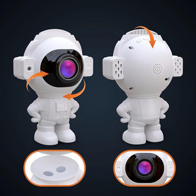 Звездный 3D проектор Astronaut, Лазерный проектор звездного неба космос Проектор звездного неба в комнату