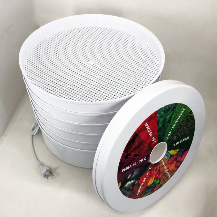 Сушка сушилка электросушка овощей и фруктов SeaBreaze SB-0302 4 секции 520Вт, 11л с регулировкой мощности