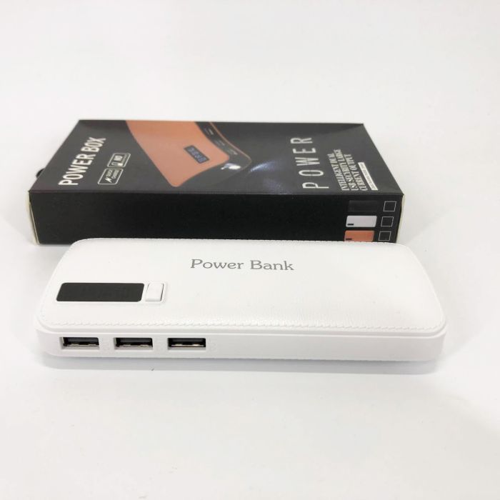 Портативное Зарядное Устройство Павербанк 50000 mAh 3хUSB Power Bank Smart Tech. Цвет: белый