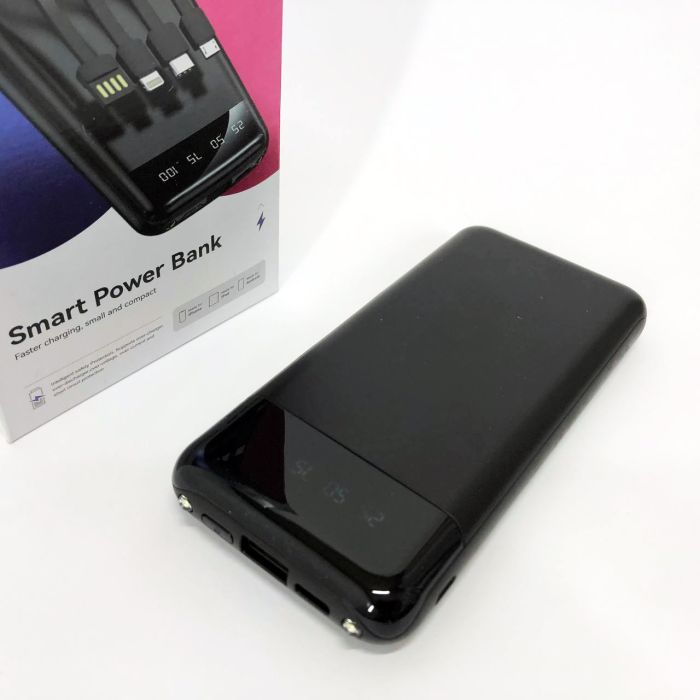 Павербанк Power Bank UKC 50000mAh Мобильная зарядка внешний аккумулятор портативный павер. Цвет: черный