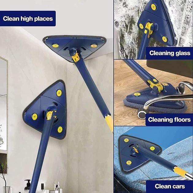 Треугольная швабра с функцией поворота на 360 Multi function Mop MA-89, Швабра с отжимом лентяйка