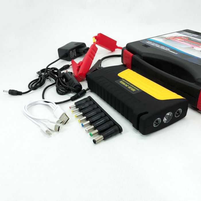 Пускозарядка с аккумулятором 50800 mAh Пуско-зарядное устройство с фонариком, Пусковое устройство для акб