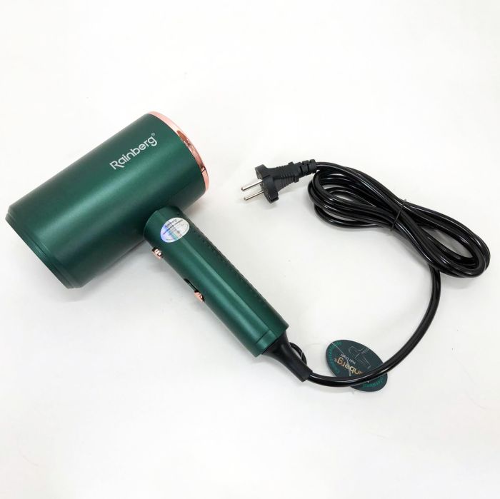Фен Rainberg RB-2212 8800 W с регуляцией температуры и скорости для сушки и укладки волос. Цвет: зеленый