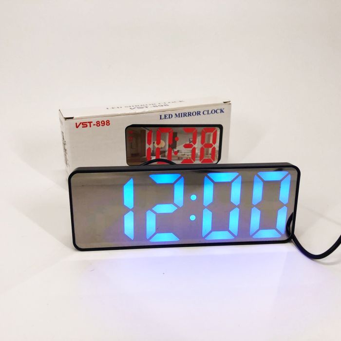 Электронные настольные LED часы от USB VST-898-5 с будильником и термометром, настольные часы light