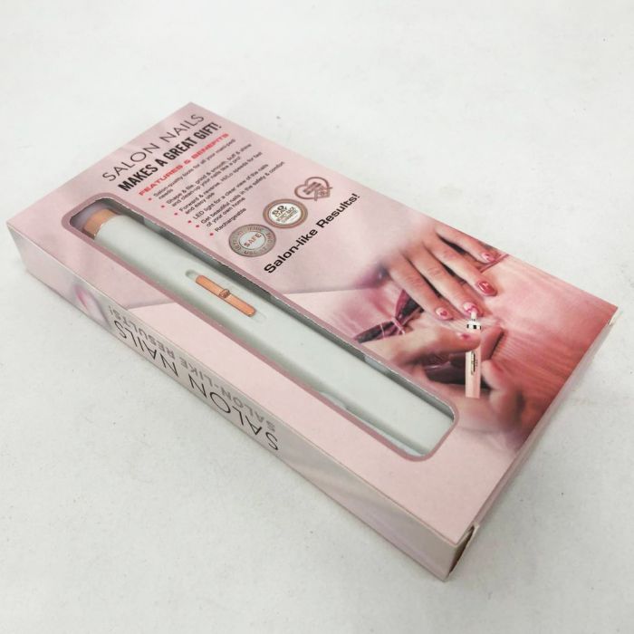 Фрезер для маникюра и педикюра Flawless Salon Nails, фрезер ручной для маникюра. Цвет: белый
