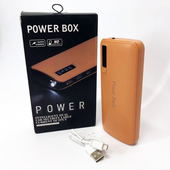 Портативное Зарядное Устройство Павербанк 50000 mAh 3хUSB Power Bank Smart Tech. Цвет: бежевый