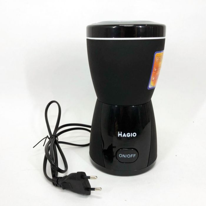 Кофемолка MAGIO MG-205 200 Вт, Кофемолка бытовая электрическая, Портативная кофемолка, Измельчитель кофе