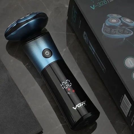 Электробритва VGR V-326 Водонепроницаемая, машинка мужская для бритья, триммер для усов