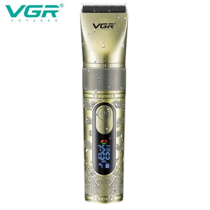 Аккумуляторная машинка для стрижки VGR V-659, Машинка для стрижки волос домашняя подстригательная