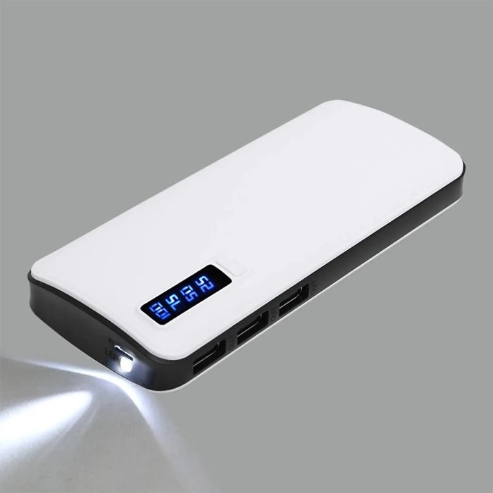 Портативное Зарядное Устройство Павербанк 50000 mAh 3хUSB Power Bank Smart Tech. Цвет: белый