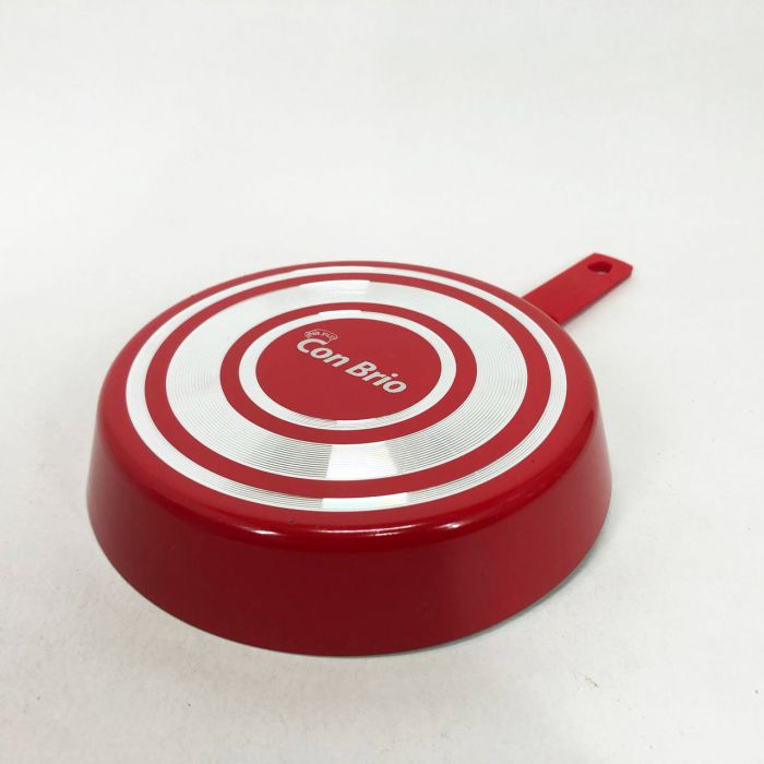 Сковорода Con Brio CB-1614 с антипригарным покрытием Eco Granite mini 16 см. Цвет: красный