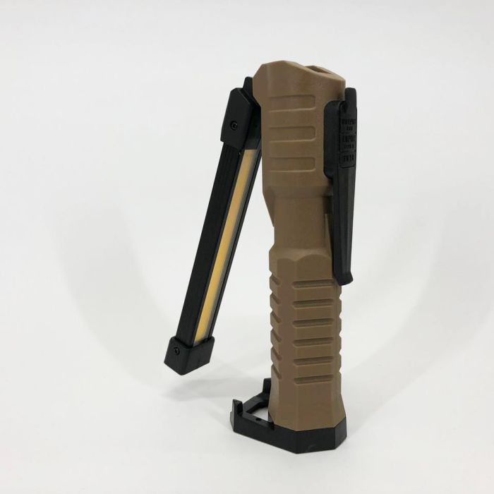 Светодиодный фонарь Power Bank кемпинг WL-08 XPE + COB, красный + белый + желтый, магнит, крючок