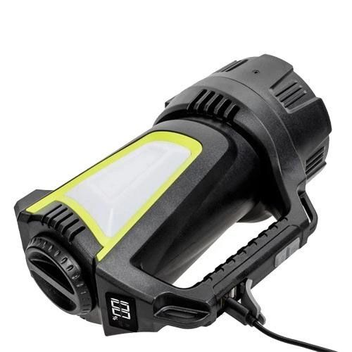 Фонарь кемпинг переносной T100A-10W+2COB с боковыми LED white/red/blue, Аккумуляторная лампа для кемпинга