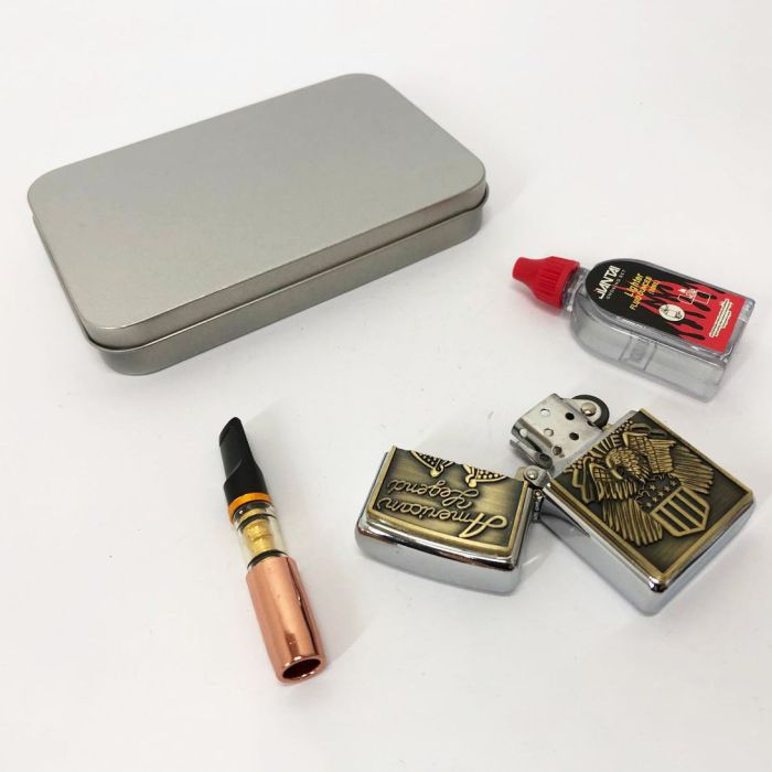 Зажигалка бензиновая в подарочной коробке N1, зажигалка на день рождения, зажигалки бензиновые