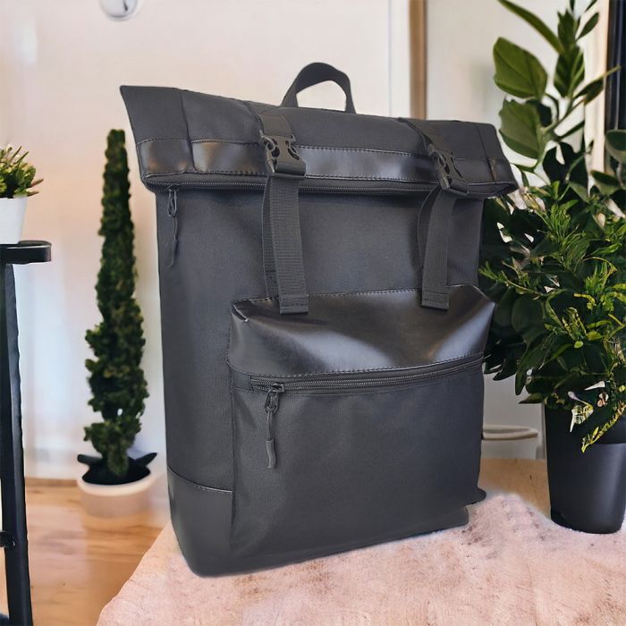 Рюкзак RollTop для ноутбука мужской и женский городской для путешествий Роллтоп