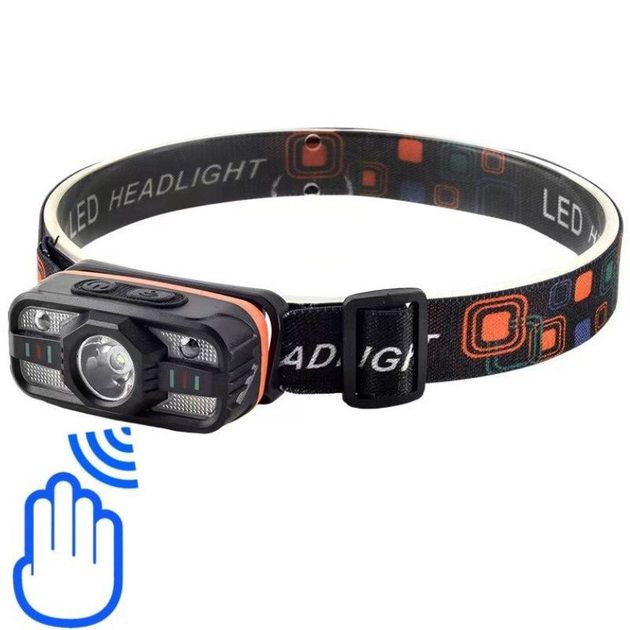 Налобный фонарь WH-0188, XPE+SMD, Налобный фонарь для туризма рыбалки и охоты, Налобная лампа