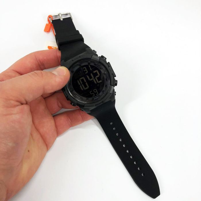 Часы наручные мужские SKMEI 1845BK BLACK, водонепроницаемые мужские часы. Цвет: черный
