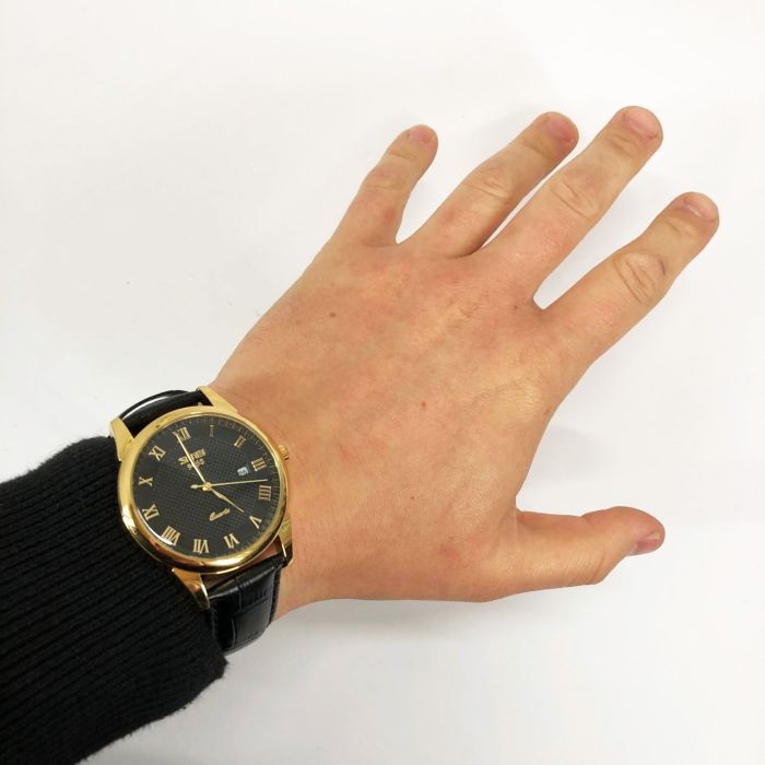 Часы наручные мужские SKMEI 9058LGDBKBK, оригинальные мужские часы, статусные мужские наручные часы