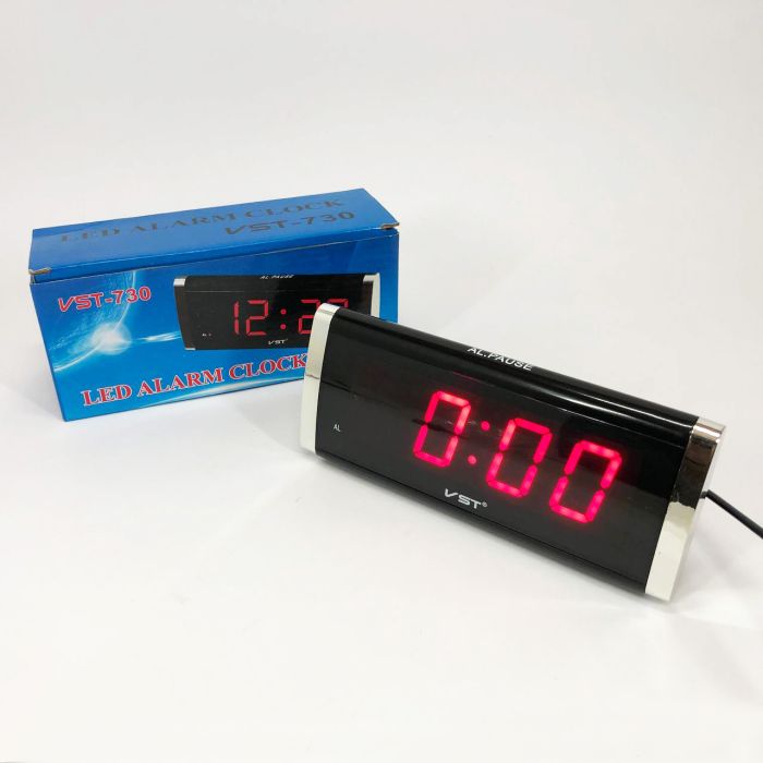 Часы VST-730-1 сетевые 220В led будильник красные цифры, Электронный настольные часы light