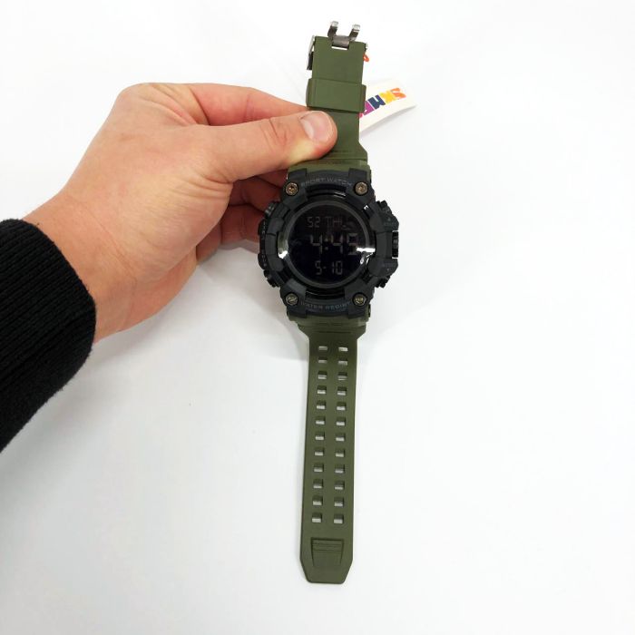 Часы наручные мужские SKMEI 1968AG ARMY GREEN, брендовые мужские часы, часы для мужчины. Цвет: зеленый