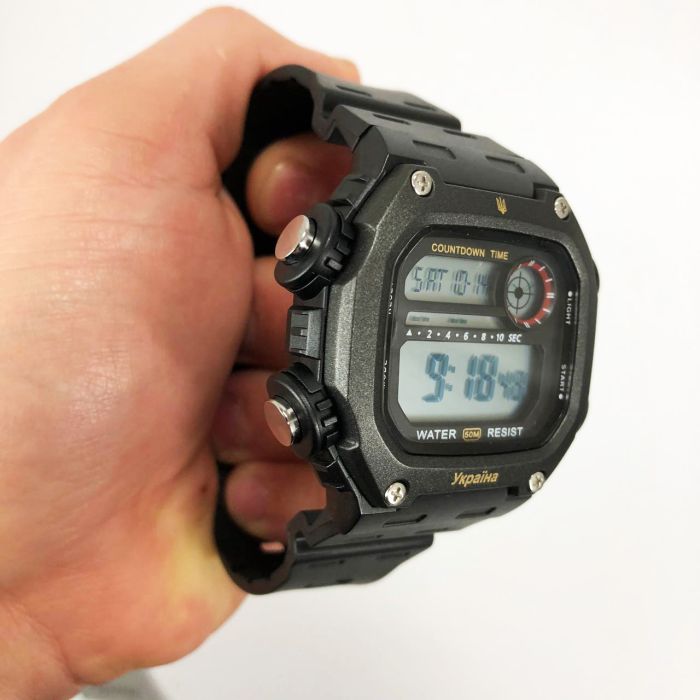 Часы наручные мужские SKMEI 6212/2126BKWT, Часы военные мужские, Часы для военнослужащих